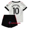 Virallinen Fanipaita + Shortsit Manchester United Rashford 10 Vieraspelipaita 2022-23 - Lasten